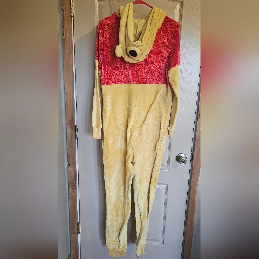 Vintage Y2K Winnie The Pooh Halloween Costume Large 12/14 Red And Yellow - Picture 4 of 4